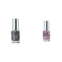 Lakmé Color Crush Metallic Finish Nail Art, G12, 6Ml & Color Crush Nail Art P2, Silver, 6 Ml