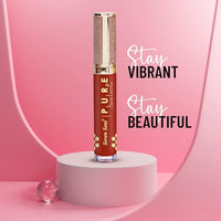 Seven Seas Pure Liquid Lipstick, Matte Finish, Purple (Roof Terracotta, 7ml)