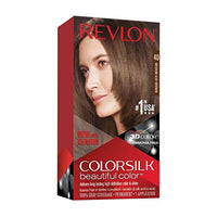 Revlon Colorsilk Beautiful Color, Permanent Hair Color with Keratin, 40ml + 40ml + 11.8ml - 40 Medium Ash Brown (Pack of 1)