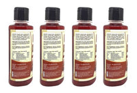 Khadi Pure Herbal Satritha Shampoo/Hair Cleanser, 210 ml (Pack of 4)