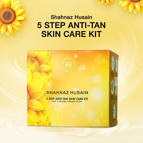 Shahnaz Husain 5 Step Anti-Tan Skin Care Facial Kit | 50g