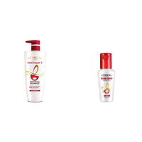 L'Oreal Paris Total Repair 5 Shampoo, 640ml (With 10% Extra) and L'Oreal Paris Total Repair 5 Serum, 80ml