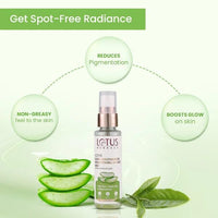 Lotus Herbals Active Aloe + Niacinamide Brightening Boost Mist 50g, Night Gel 50g Face Wash 100g, Scrub 100g Set of 4