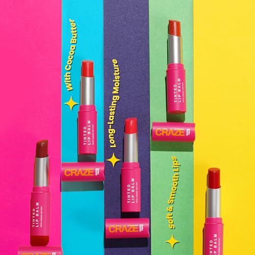 SWISS BEAUTY Craze Tinted Lightweight Lip Balm|Lip Protection And Lip Nourishment With Cocoa Butter|Shade- Marshmallow, 3.2G, Brown