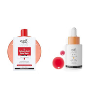 Chemist At Play 1% Salicylic Acid Body Wash 236ml Prevents Body Acne, Bumpy Skin & Deep Cleanses Skin + 26% AHA 2% BHA 4% PHA Peeling Solution Derma Tested | 30mL