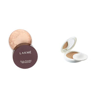 LAKMÉ © Rose Matte Face Powder for Oily Skin Type, Soft Pink, 40G And Perfect Radiance Compact, Golden Medium 03, 8G