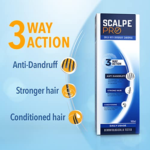 Scalpe Pro Anti dandruff Shampoo 400ml (Pack of 4)