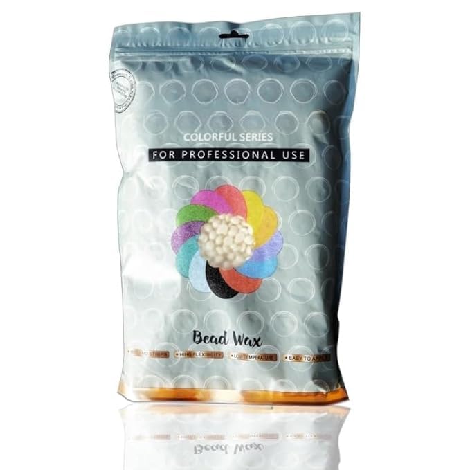 URBANMAC Skinplus Hard Beans Wax With Wooden Stick For Women Full Body Hair Removal Wax (500 G) Multicolor