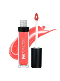 STARSTRUCK BY SUNNY LEONE Glossy Lip Tint For Women, Coral Kiss | Glossy Lipstick, Non Sticky, Hydrating, Light Weight & Long Lasting | With Jojoba Oil & Shea Butter