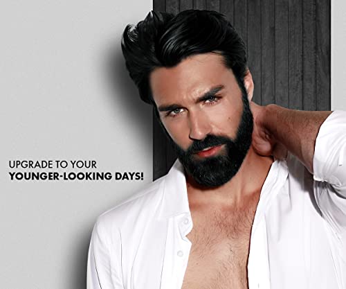UrbanGabru Beard Color for Men with Henna Powder 70g - Black | No Parabens or Sulphates | Natural Beard Color