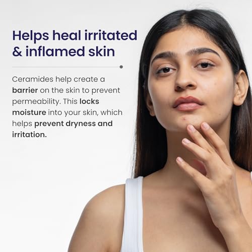 RE' EQUIL Ceramide & Hyaluronic Acid Moisturiser | Moisturizer For Face | Barrier Repair Cream | Long Lasting Hydration | Suitable For Normal To Dry Skin | 100G