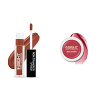 Insight Cosmetics Insight Non Transfer Lip Color Matte Texture12Hrs WaterproofTrue ColorSmudge Proof Paraben Free 100% Veg, 4ml(LG40-28) Crème Blusher, Face Makeup, Raspberry Gelato, 3.5 gm(B-02=02)