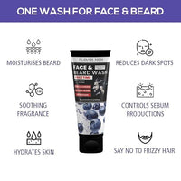 Rubab Men 4-in-1 Beard Kit for Men| Advance Beard Oil, Face & Beard Wash, Beard Brush & Wooden Beard Comb for Men| Daily Care of Beard or Amazing Gift Kit for Men