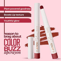 Juice Color Buzz Lip Crayon With Bio Retinol, SPF15 & Natural Moisturizing Factors (Mocha Makeover - M03)
