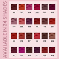 Seven Seas Feather Light Liquid Lipstick | Matte Finish Liquid Lipstick | Long Lasting | Non Transfer | One Coat Application | Stay Upto 12 Hours (317, 6ml)