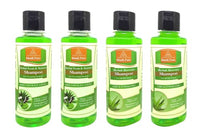 Khadi Pure Aloe Vera & Neem Aloe Vera Shampoo/Hair Cleanser, 210 Ml (Pack Of 4)