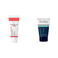 O3+ D-Tan Radiance Face Wash With Vitamin C Glowing Skin and Deep Cleanses and Unifies Skin Tone 60gm & O3+ ALPHA MEN Acno D-TAN Face Wash with Tea Tree 100g for Oily Skin Combo