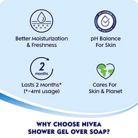 NIVEA Bath Care Lemon and Oil Shower Gel, 250ml