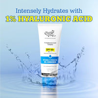 Chemist at Play Intensely Hydrating Gel Sunscreen | SPF 50+ PA++++ | Ultra-Lightweight & Non-Sticky | With Hyaluronic Acid & Ceramides | for Normal, Dry, Oily, Combination skin types | 45gm