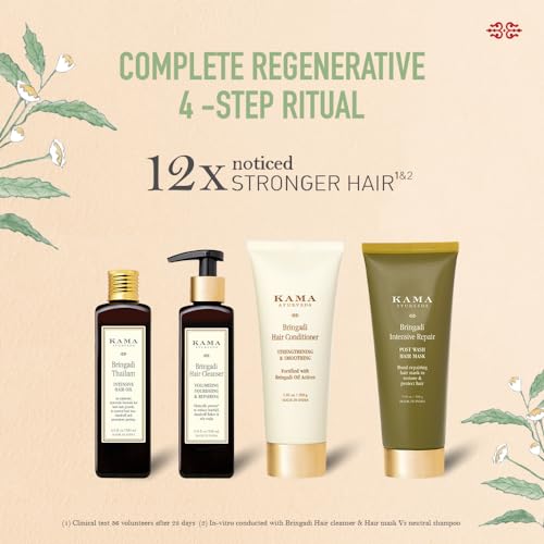 Kama Ayurveda Bringadi Intensive Hair Treatment Oil, 200ml(Hair Oil)