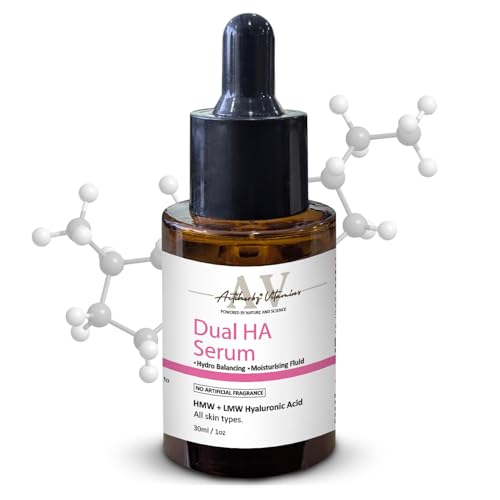 ACTIHERBZ vitamins DUAL Hyaluronic Acid Face Serum For Plum Youthful Skin | Hydrating Face Serum For Fine lines | For All Skin Types – 30ml