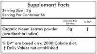 Herbal Hills Organic Neem Powder Azadirachta Indica (200 Gram Pack of 1)