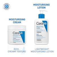 CeraVe Moisturizing Cream For Dry To Very Dry Skin (454g) - Formulated with 3 Essential Ceramides And Hyaluronic Acid | Non-Comedogenic Moisturizer For Face and Body
