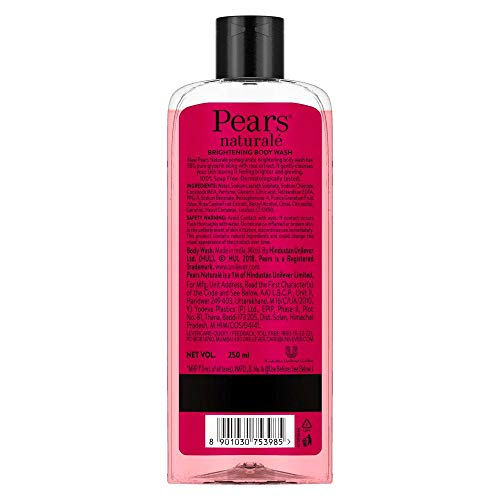 Pears Soft And Fresh Shower Gel, 250Ml & Naturale Brightening Pomegranate Bodywash, 250 Ml