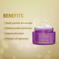 Lotus Herbals YouthRx Anti Ageing Transforming Cream_50g + Night Cream_50g + Foaming Gel Face Wash_100g (Set Of 3)