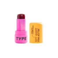 TYPE BEAUTY INC. Zit Quit Hydra Jelly Tints For Cheeks, Lips and Eyes | Lip Stain with Azelaic Acid for Acne | Long Lasting | Smudge-proof Lip Tint for Women & Girls - Bubble Gum (85) | 9g