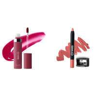 MARS Drip Lip Mist for Women (4.5 ml) (08-Plum Drip) Long Lasting Crayon Lipstick up to 12 Hours Stay (3.5 gm) (12-I Am Fierce)