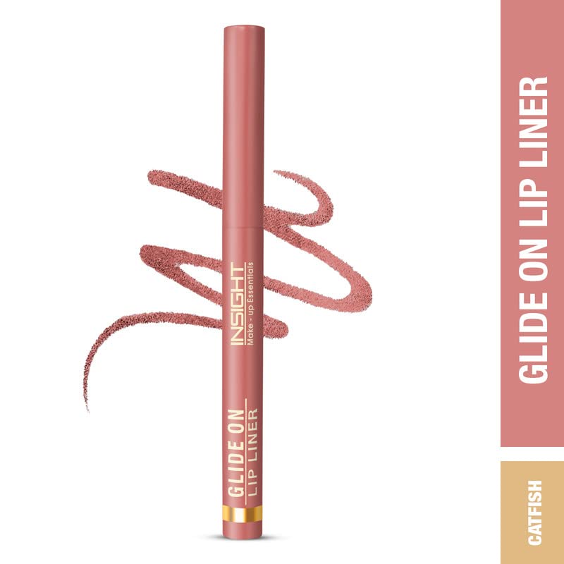 INSIGHT Makeup Matte Concealer For All Skin Types|Hd Look|Waterproof|Minimize Fine Lines|Medium Coverage&Cosmetics Glide On Lip Liner|One Swipe Smooth Application|Long Lasting Lip Pencil,1 Count