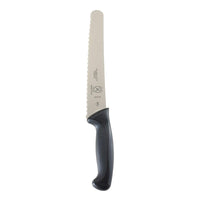 Mercer Culinary M23208 Millennia Black Handle, 8-Inch Wavy Edge Wide, Bread Knife 8