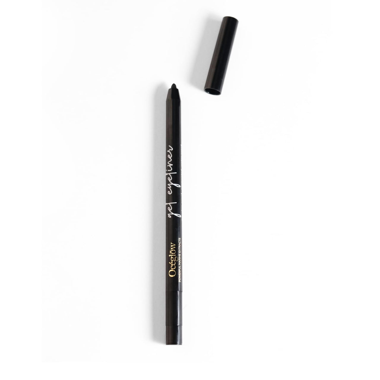 Oceglow Waterproof Gel Eyeliner | Smudge-Proof & Long-Lasting | Intense Color Payoff | Smooth Glide Formula | Black Color - 0.5g