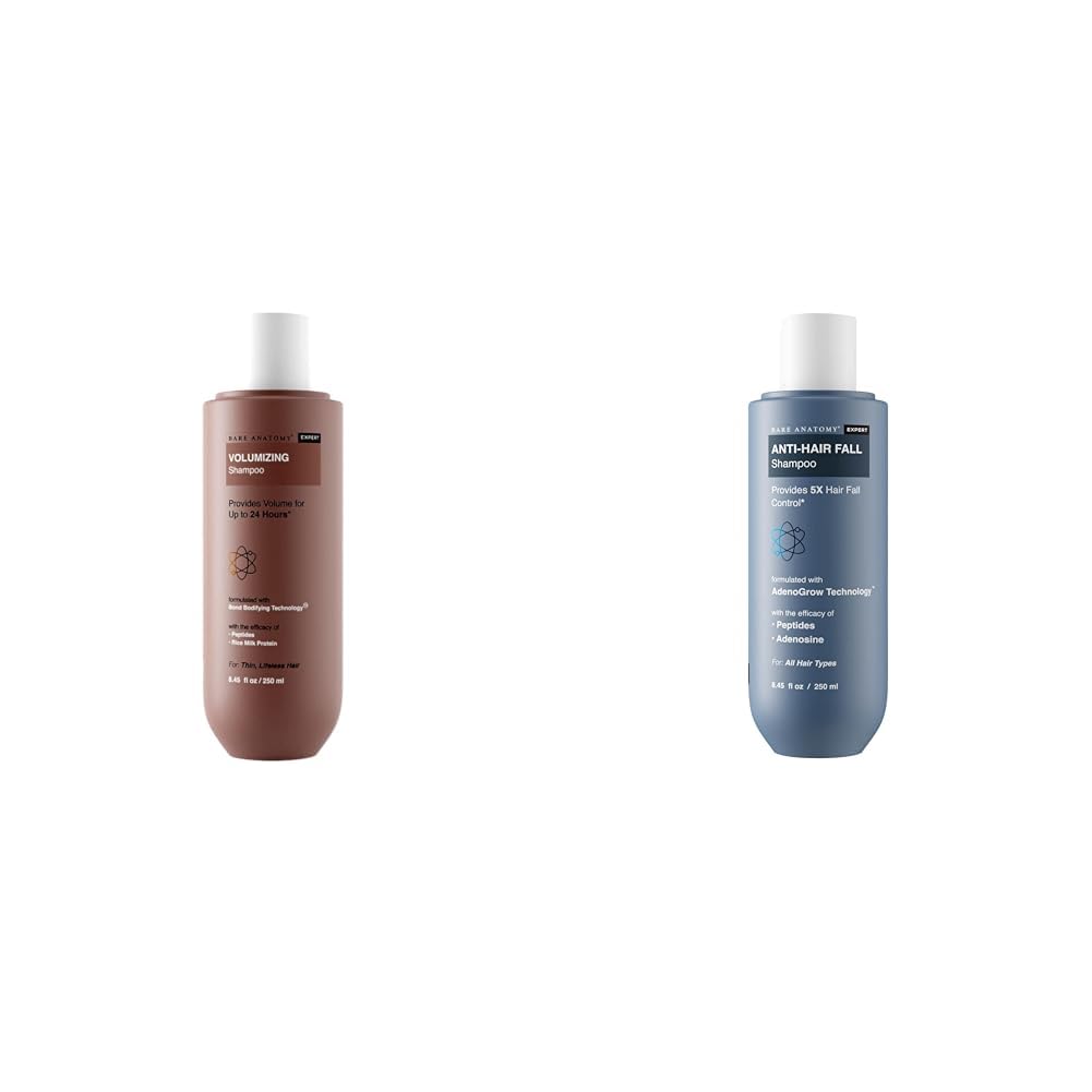 Bare Anatomy Volumizing Shampoo, Volume Shampoo For Thin & Flat Hair For Unisex, 250ml Anti Hair Fall Shampoo Vegan| For All Hair Types | For Women & Men | 250ml