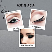 FACESCANADA Ultime Pro Longwear Opaque Eye Pencil - Solid Black 02, 1.2 G|8 Hr Long Stay|Smooth One Stroke Application|Intense Color Pay Off|Soft Blendable Formula|Smudge Proof|Water Proof