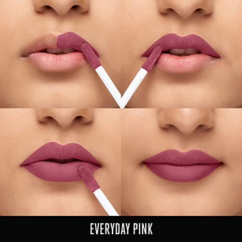 LAKMÉ 9 to 5 Primer + Matte Liquid Lipstick - Mp1 Everyday Pink, 4.2 ml