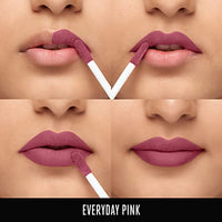LAKMÉ 9 to 5 Primer + Matte Liquid Lipstick - Mp1 Everyday Pink, 4.2 ml
