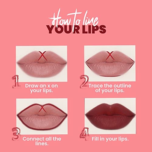 MARS Matte Super Stay Up to Hours Long Lasting | Smudge Proof and Waterproof Lipstick for Women (2.,MARS Matte Liner | One Swipe Smooth Application | Long Lasting Lip Pencil | (1.6gm) (14-Choco Butte