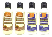 Khadi Pure Almond Saffron SLS & Lavender SLS Moisturizing Lotion, 210 ml (Pack of 4)