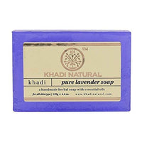 Khadi Naturals Ayurvedic handmade bathing soap Bar Combo Natural Soap Set 125 g (Pack of 10) With Free Loofah