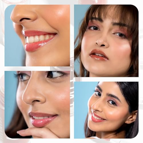 Tint Cosmetics 2.5ml Set of 2 Lipgloss, Red & Rose Gold, Non Sticky, Hydrating, Light Weight, Long Lasting, High Shine & Soft Natural Liquid Lip Gloss For Girl & Women (Berry Pink & Pixie Dust)