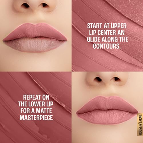 Lakmé 9 To 5 Primer + Matte Lipstick- Pink Rouge