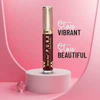 Seven Seas Pure Liquid Lipstick, Matte Finish, Purple (Claret, 7ml)