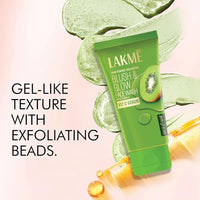 Lakmé Blush & Glow Exfoliating Face Wash with Vitamin C Serum, Refreshing and Gentle Facewash with Kiwi Fruit Extracts, 100gm