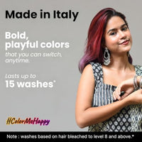 2.Oh! Italian- Bordeaux Wine Hair Color For Women & Men | Ammonia-Free DIY Semi Permanent Hair Color | Enriched with Argan Oil | Lasts upto 12-15 Washes