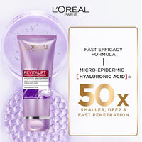 L’Oréal Paris Revitalift Serum, Hydrating and Plumping, With 1.5% Hyaluronic Acid, 15ml & Hyaluronic Acid Line Filling Water Cream 15ml & Revitalift Gel Cleanser 100 ml 3 Step Combo