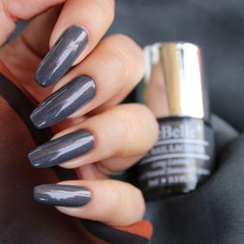 DeBelle Gel Nail Lacquer - French Collection | Long Lasting, Non UV Gel Finish | Seaweed Enriched & Chip Resistant - 8 Ml (Copper Glaze)
