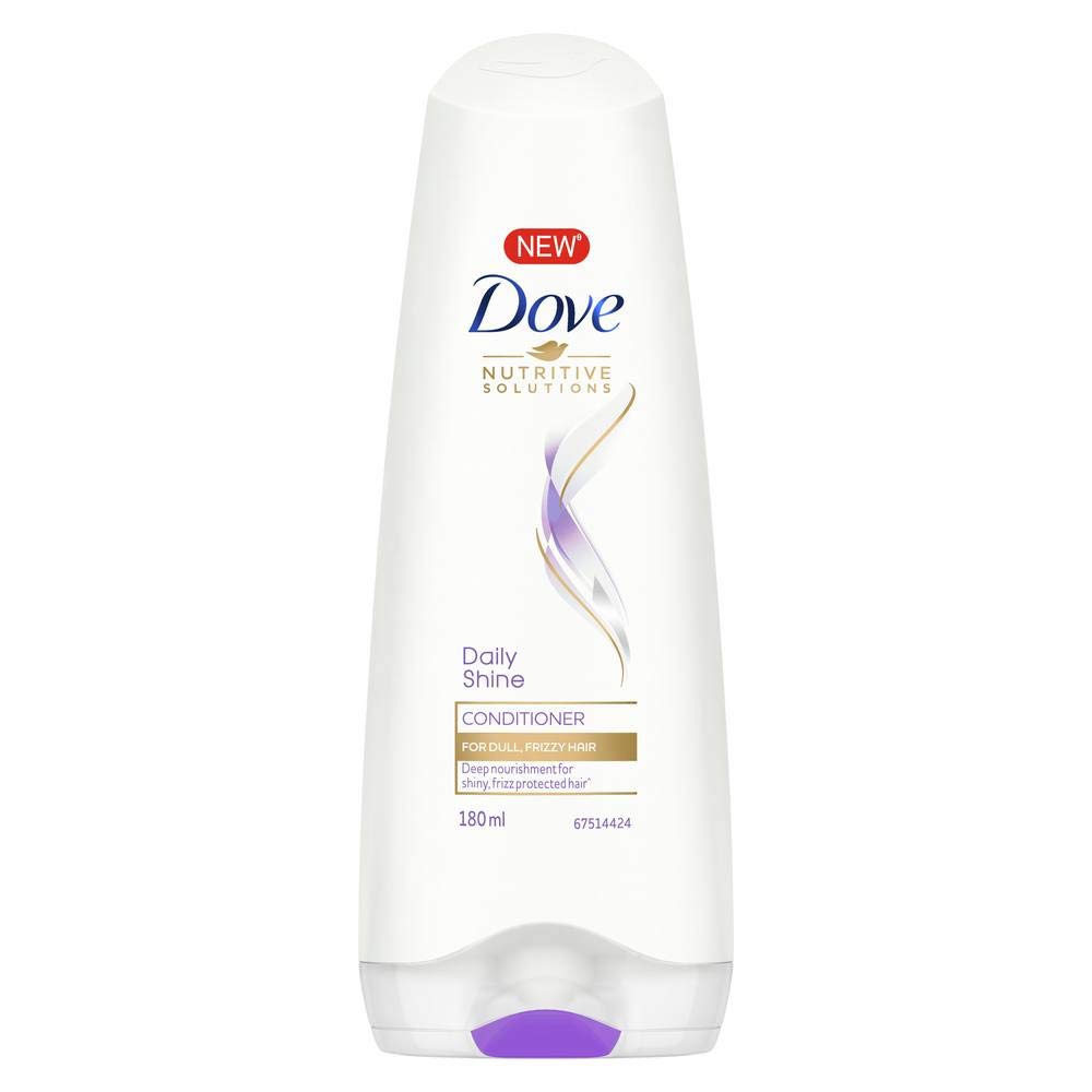 Pears Oil Clear and Glow Shower Gel, 250ml & Dove Daily Shine Conditioner, 180ml