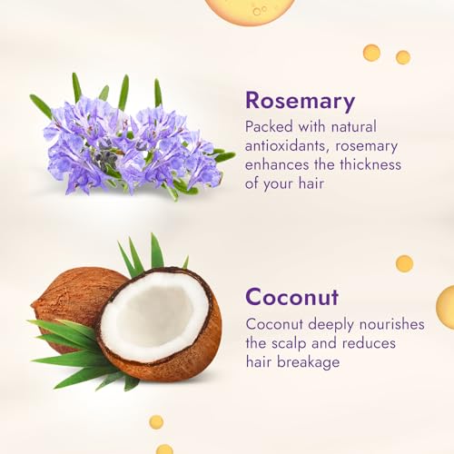 Parachute Advansed Rosemary enriched Coconut Hair Oil 300ml & Livon Style Pro Keratin Hair Serum 100ml, Pack of 2